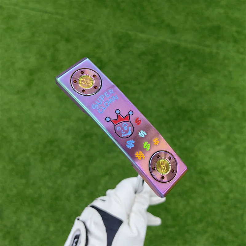 2024 Golf Club CALONG SUPER CLOWN Rainbow Straight Putter 33 34 35 Inches With Headcover with Logo