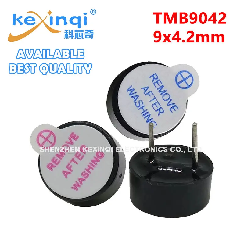 

5Pcs 9042 Mini Active Buzzer 5V 3V TMB9042 9*4.2MM 9x4.2 Small Volume Thin Magnetic Beep Tone Plug Speaker Warning Buzzer