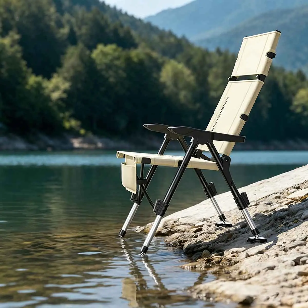 

Foldable Ice Fishing Chair with Accessory Set, Outdoor Chair, Compact & Portable, Picnic, Watching Games, Camping & Fishing Gear