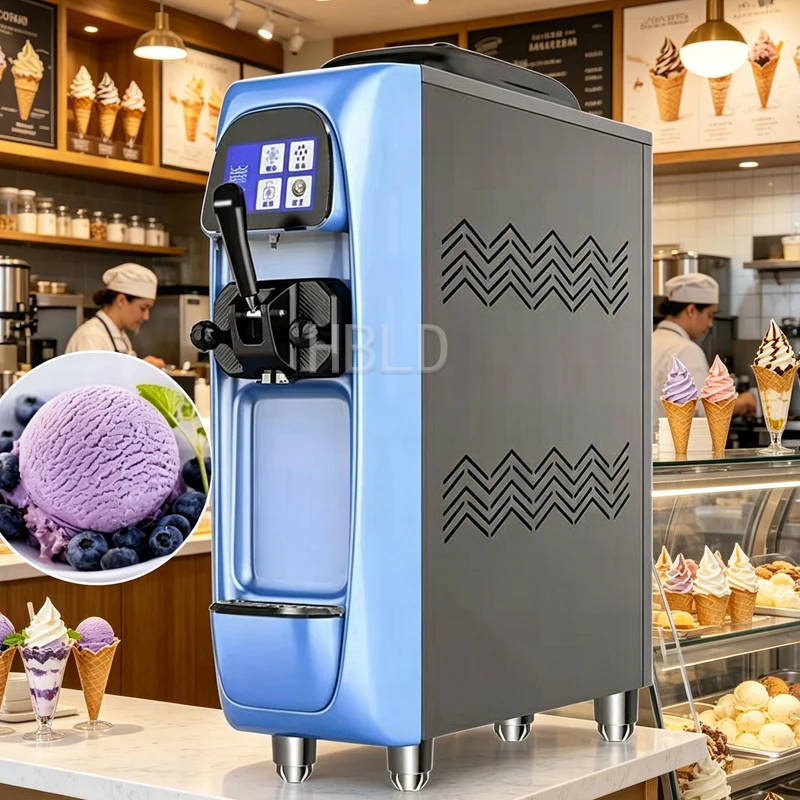 High End Commercial Mini Soft Ice Cream/Frozen Yogurt Machine Single Flavor Desktop Ice Cream Maker for Business Use