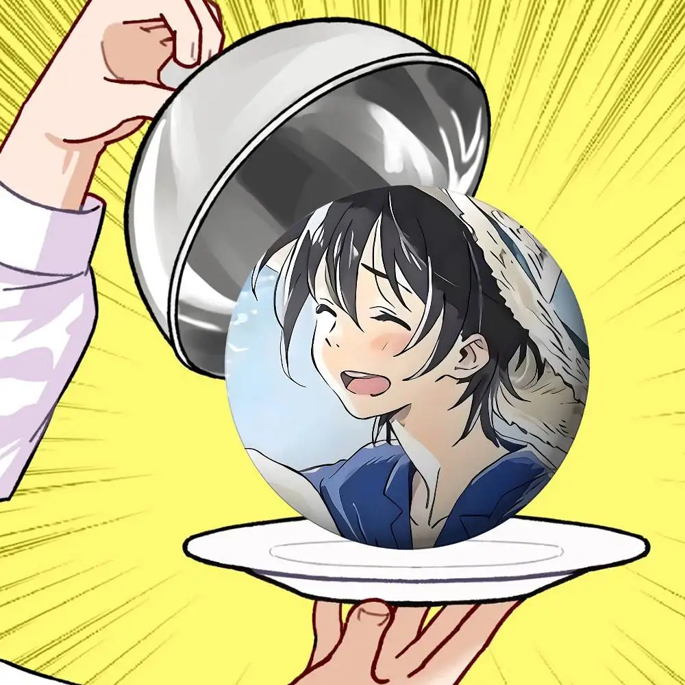 شارات أنيمي الغريبة على الشاطئ، دبابيس أزرار إبداعية ممتعة، دبابيس جميلة للملابس، حقائب ظهر، هدايا جيدة للأصدقاء الصغار #6