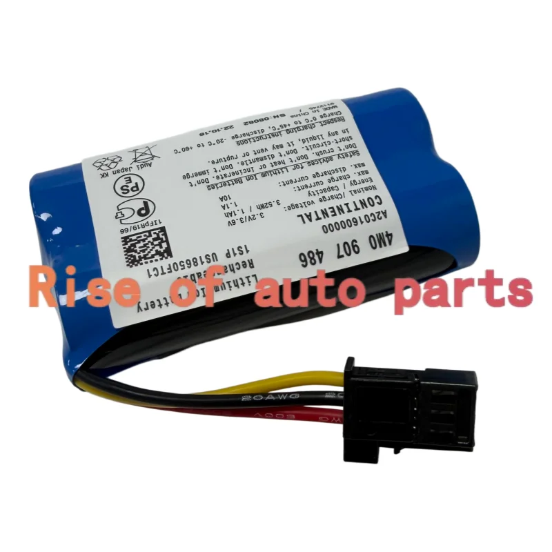 Picture 5: OEM 1PCS Suitable for Audi Porsche Gateway Module Battery SOS Emergency Battery Module 4M0907486