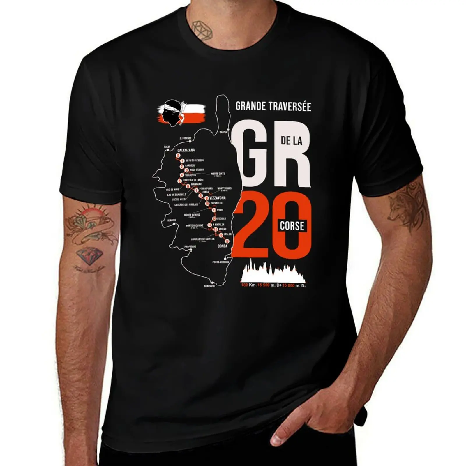 

GR20 GR 20 Hiking gr 20 Corsica T-Shirt funny costumes anime figures hippie clothes customs design your own outfits for men
