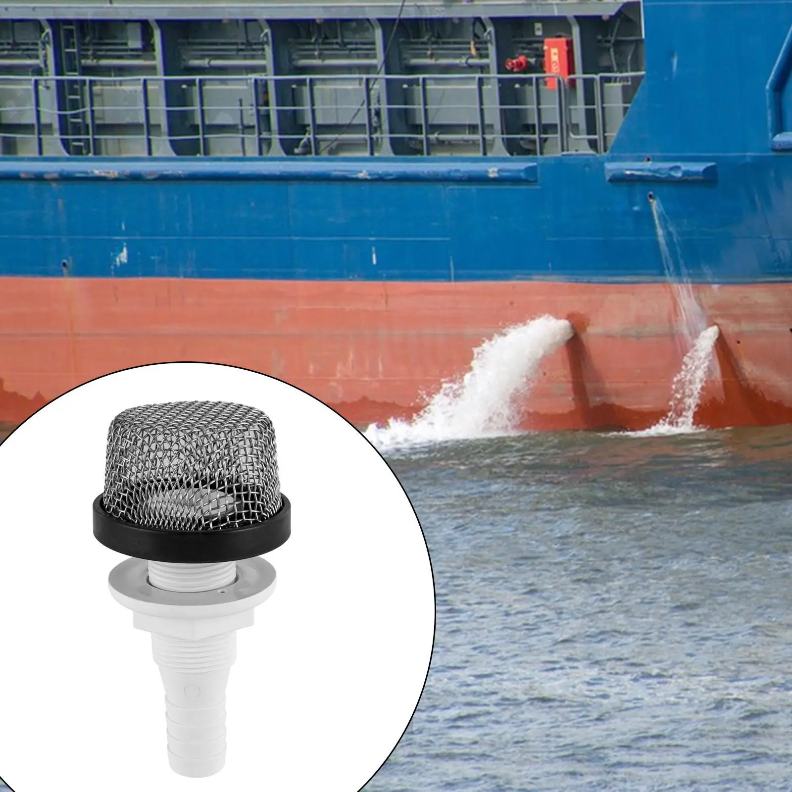 Strainer Mount with Aerator Screen Premium Modified Part Livewell Pump Part