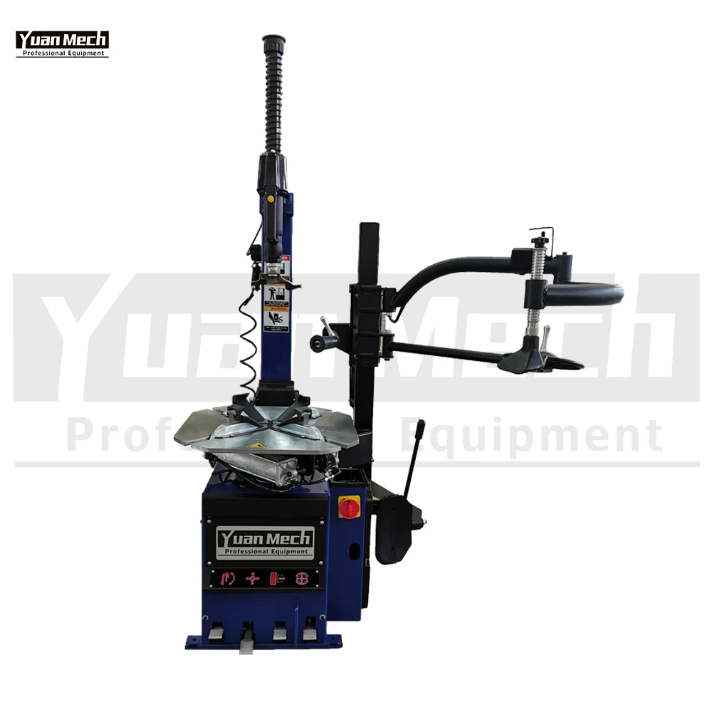YuanMech C9572IT Tire Changer Equipment Hand Control Double Speed Desmontadora Neumaticos Bead Blaster and Bead Seater