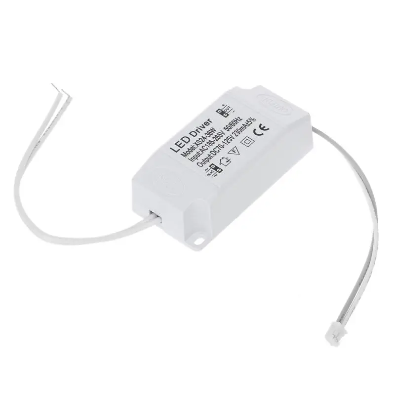 220V LED Constant Current Driver 24-36W Power Supply Output External For LED