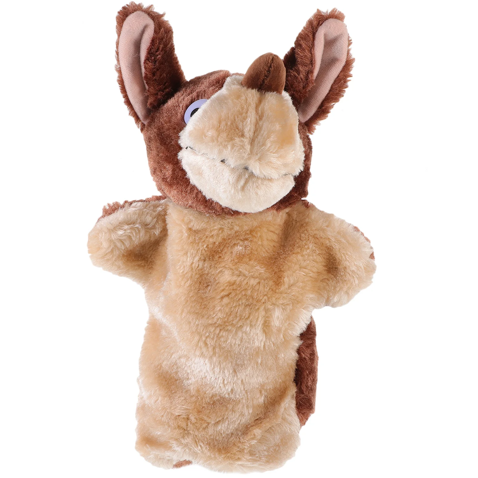 Szary Wilk Pacynka na Rękę Urocza Interaktywna Do Opowiadania Historii Dla Dzieci Wczesna Edukacja Pluszowa Pacynka