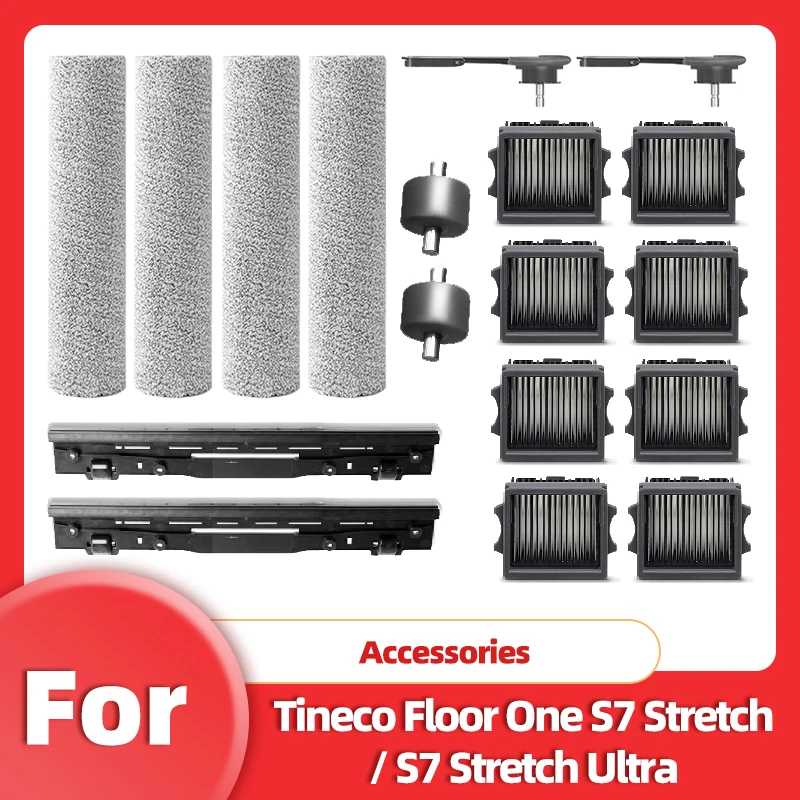 ソフトローラーブラシ-hepa-フィルターキット-tineco-floor-one-s7-ストレッチ-ストレッチウルトラフロアウォッシャーハンドヘルド掃除機部分