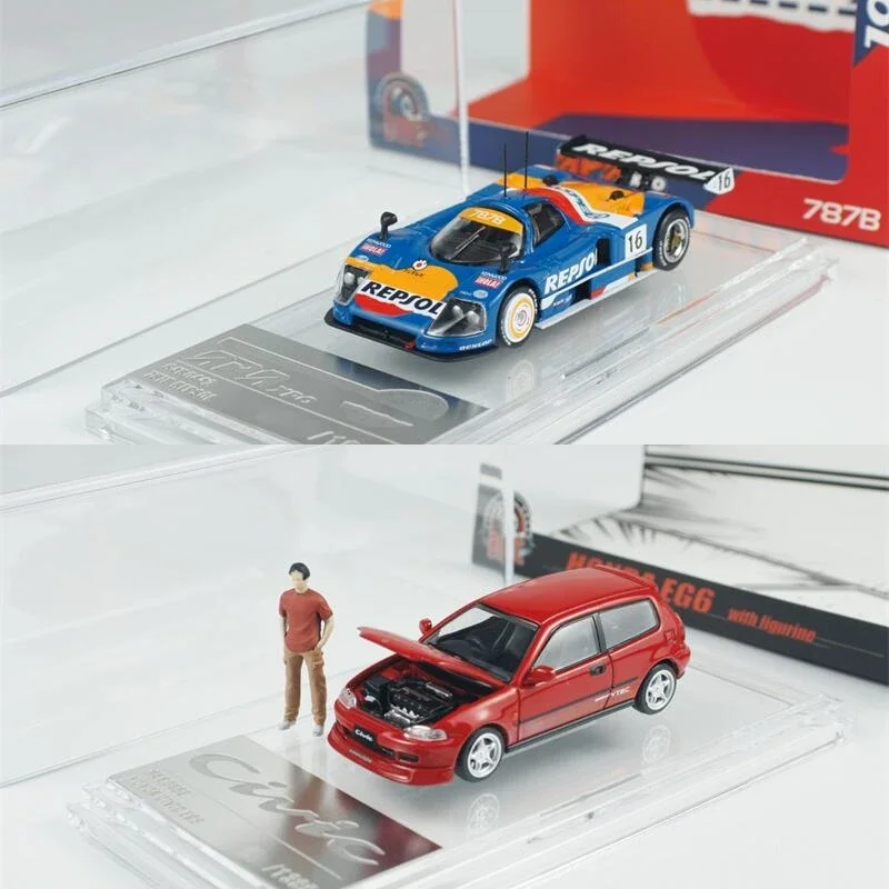 BMC 1:64 EG6 - مجسم معرف أحمر / 787B Repsol APA xpo 2025 نماذج سيارات مصبوبة #1