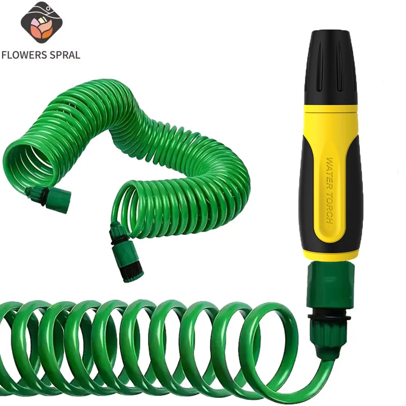 2026 EVA Garden Hose 7.5M-30M Portable Direct Spray Car Wash And Grass Lawn Watering Spring Water Pipe Magic Pipe Set