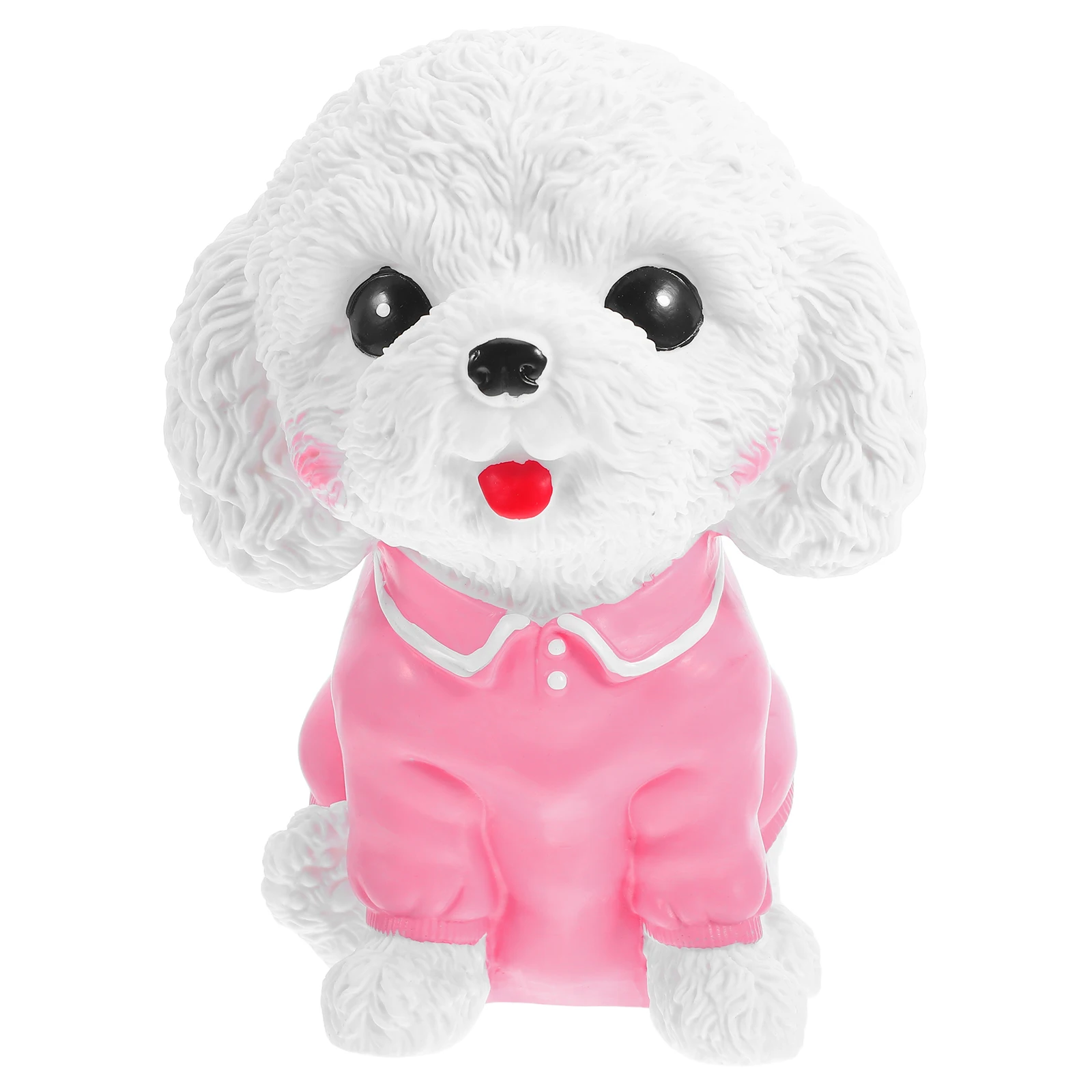 Bezpieczna gumowa skarbonka w kształcie pieska, duża pojemność, łatwe wyjmowanie, uroczy design, dekoracja do pokoju dziecięcego, pojemnik na monety.