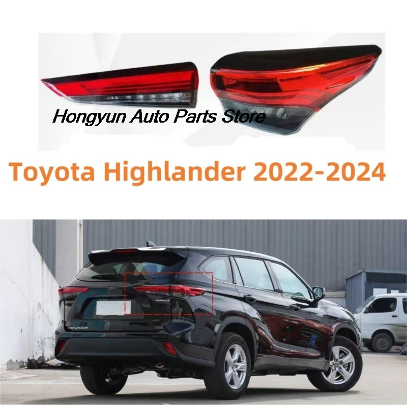 

Car Tail Light For Toyota Highlander 2022 2023 2024 Rear Turn Signal Stop Brake Lamp Auto Inside Taillight Assembly Accessories
