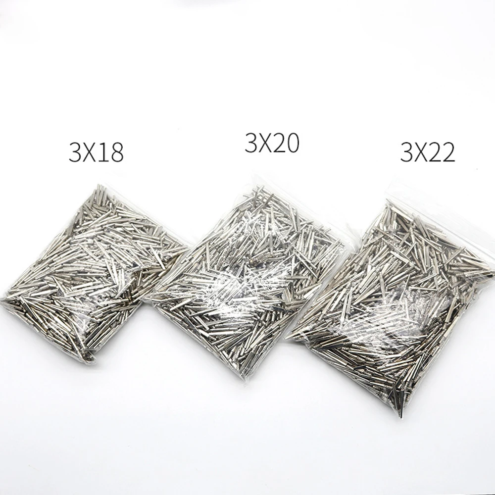 

1000pcs/bag Dental Zinc Alloy Dowel Pins Medium 18mm 20mm 22mm Dental Lab Tools