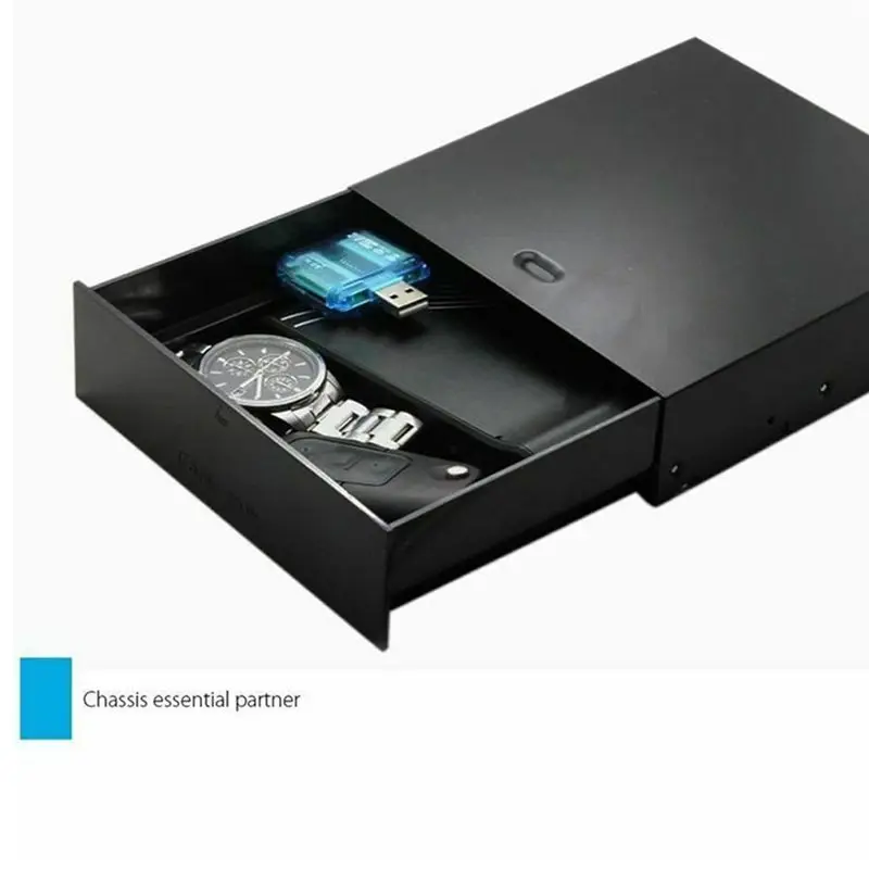 AS60-Desktop Storage Box Organizer Drawer Optical Drives 5.25Inch Front Panel Storage Holders & Racks For Desktop PC Computer