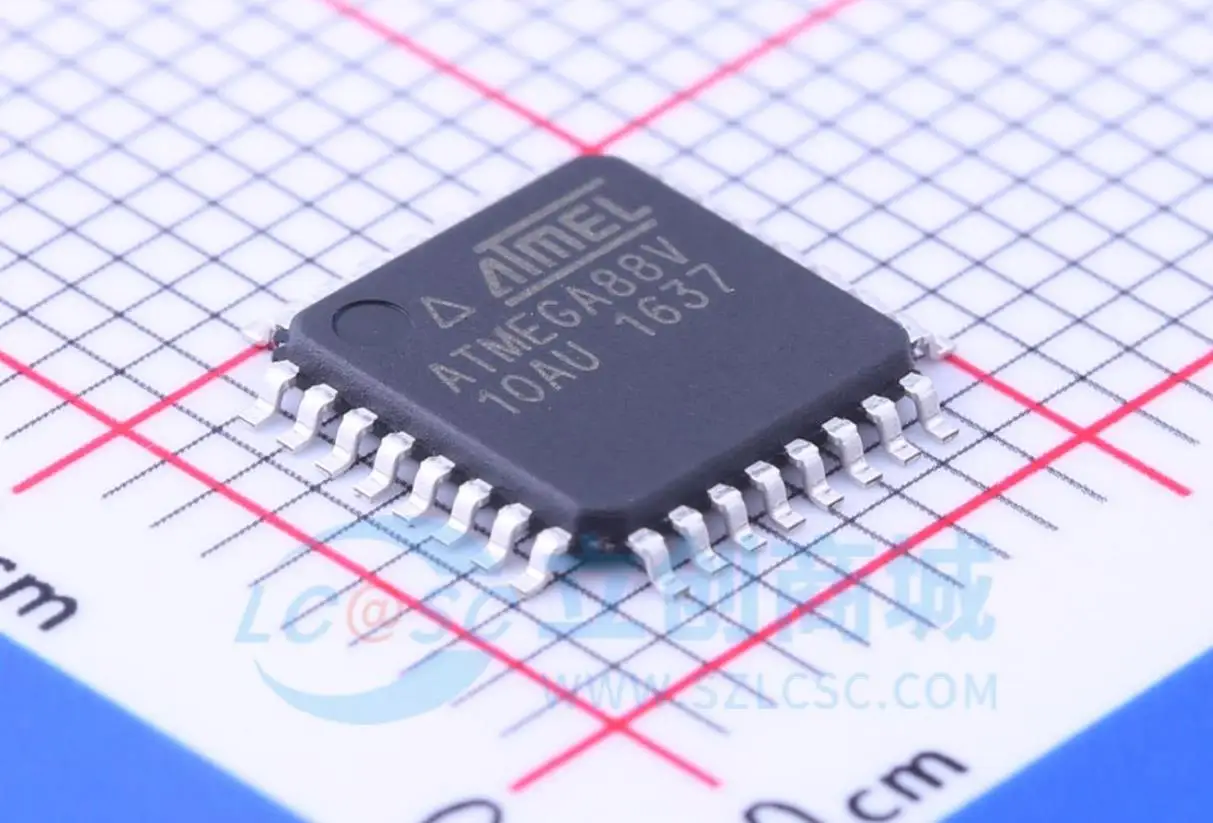 3pcs original ATMEGA88V-10AU atmega88v 8-bit avr mikro controller qfp32 mcu mikro controller