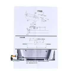 RC Parts Cab Suspension System for SCALECLUB 770S Tractor Truck 1/14 SCALE RC Car Remote Control Lorry Vehicle DIY Model Toys