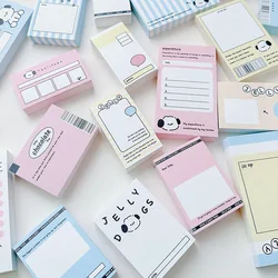 100Pcs Cute Puppy Dog Memo Pad Decoration Scrapbook Office Message Notes Paper Planner Notepad School Supplies Stationery