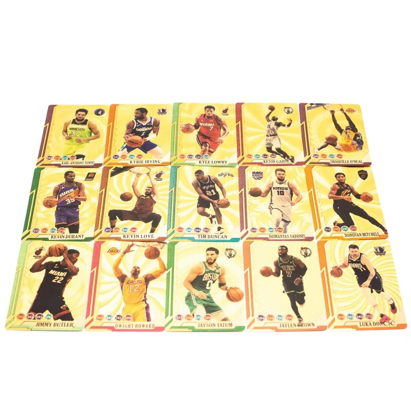 New 55Pcs Cards Gold Foil NBA TOP CLASS Star James Curry Basketball Player Limited Edition Series Kids Birthday Gifts