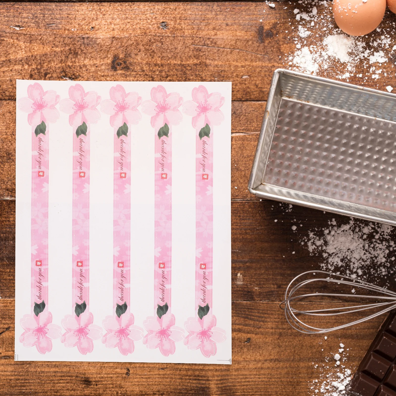 

20 Sheets Gift Decorative Sealed Sticker Decoration Label Pvc Food Adhesive Stickers