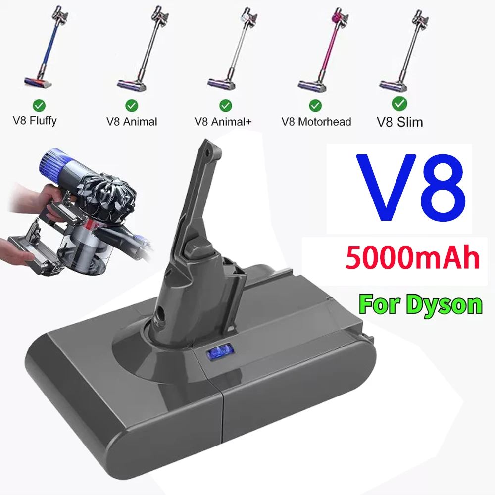 

For Dyson V8 Battery 6.8Ah Absolute Animal SV10 Fluffy Cleaner Vacuum Battery V8 Animal Cordless Stick Vacuum Cleaner