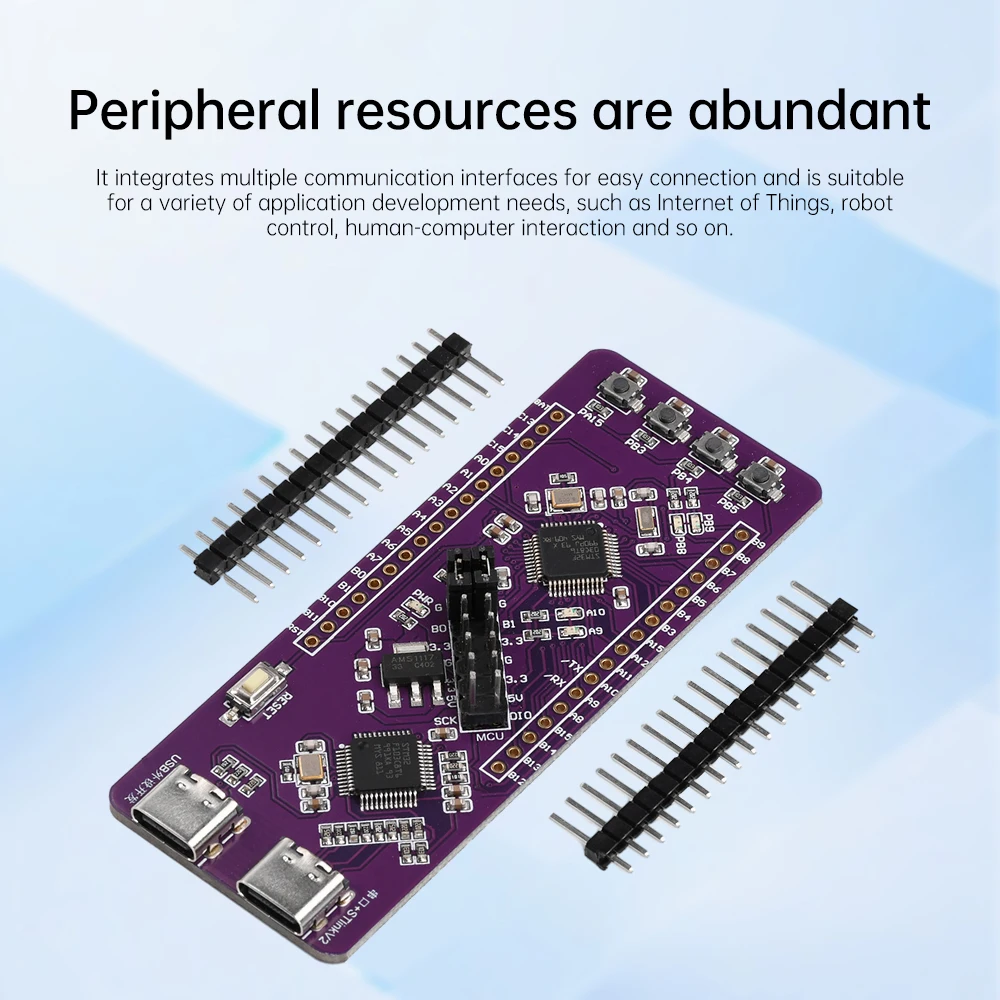 Dual TYPE-C STM32F103C8T6 Development Board System Board Integration St-Link V2 Simulation Burner TTL Serial Port Download