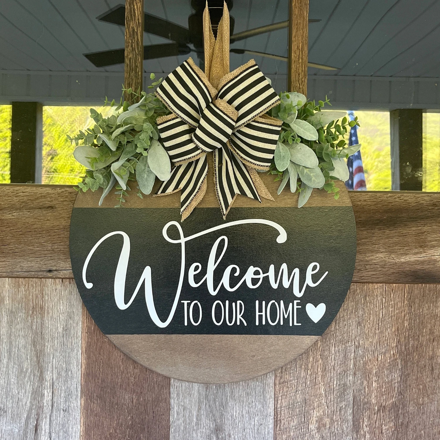 1pc Welcome Sign For Front Door, Funny Welcome Sign Door Hanger, Rustic Farmhouse  Sign Wall Hanging Decor, Scene Decor, Festiva