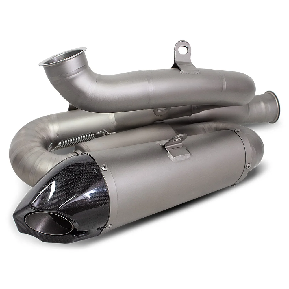 Streetfighter V4 Exhaust System For Ducati Panigale V4S 2025-2026 Super Racing Escape Kit Swirl Manifold Muffler With DB Killer