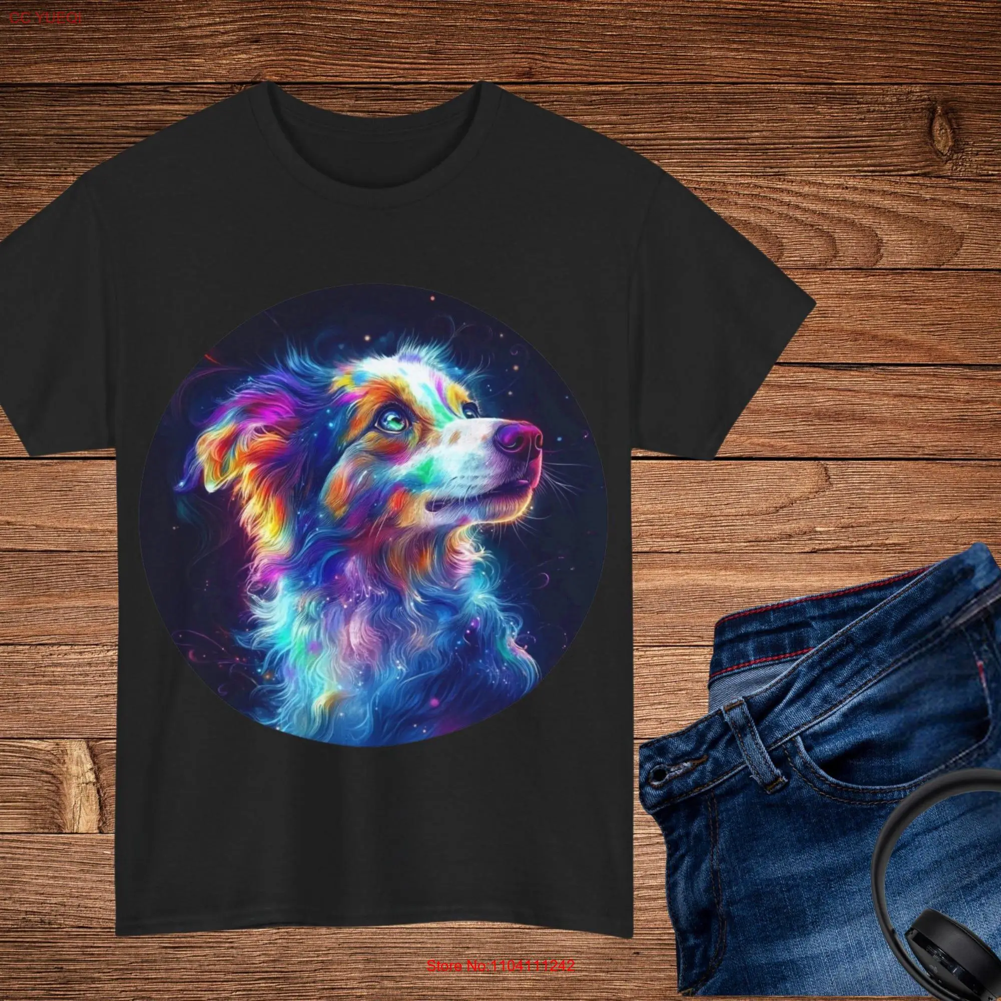 Mystical dog T shirt Lover Mom For long or short sleeves