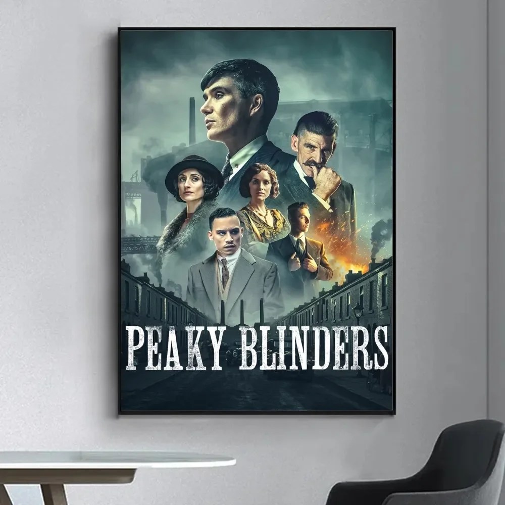 P-Peaky B-Blinders TV Poster Prints Wall Painting Bedroom Living Room Wall Bar Restaurant Sticker Small