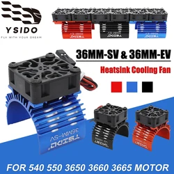 YSIDO 36MM-SV 540 550 3650 3660 3665 Motor Heatsink Cooling Fan for HPI HSP Traxxas Axial Redcat 1/10 1/12 1/8 RC Car