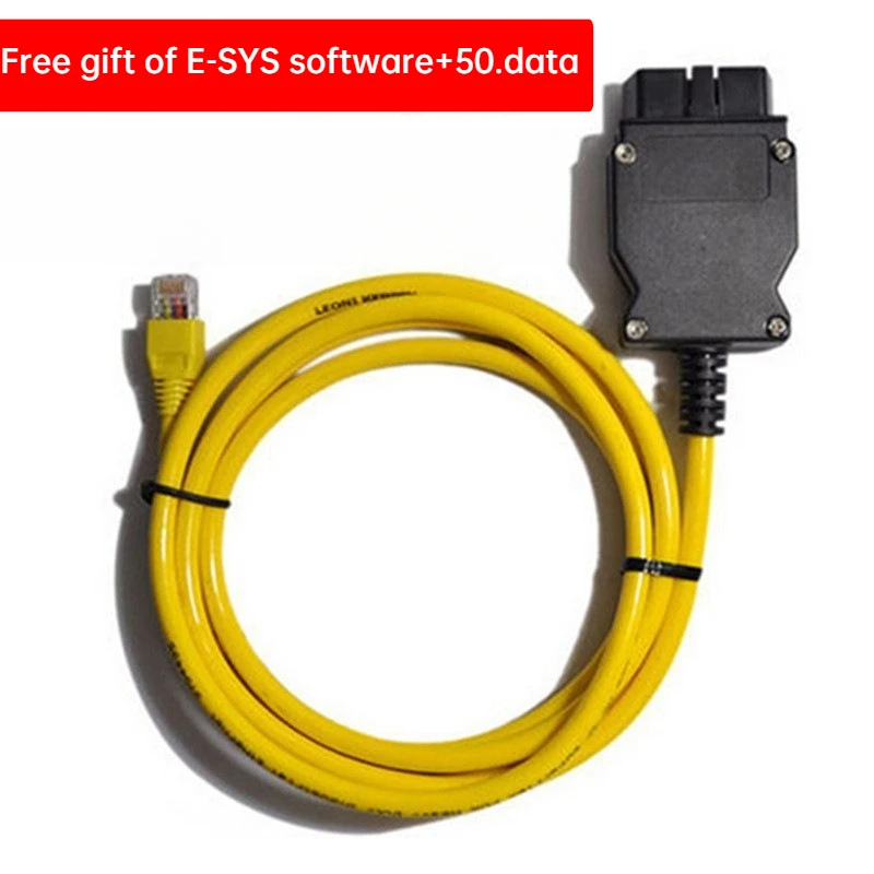 Диагностический инструмент для BMW ENET Cable E-SYS ICOM для серий F: устройство для скрытого программирования и обнаружения неисправностей автомобиля.