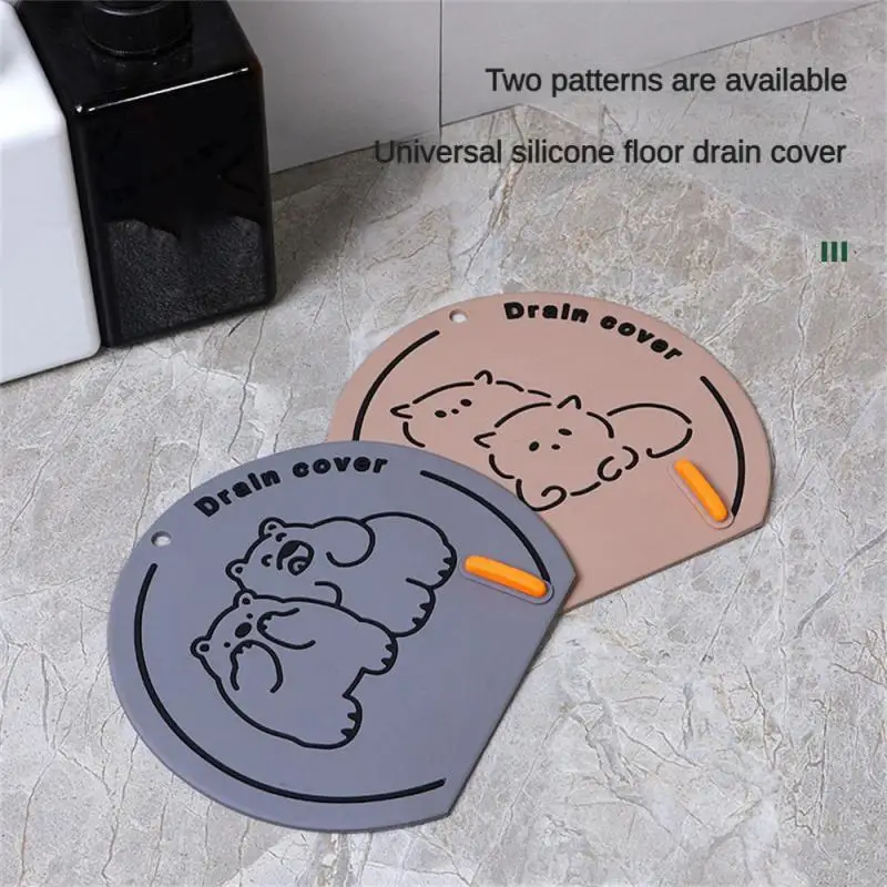 Silicone Floor Drain Deodorant Pad Kitchen Sink Strainer Toilet Pad Bathroom Anti Odor Sewer Deodorant Cover Water Stopper Mat