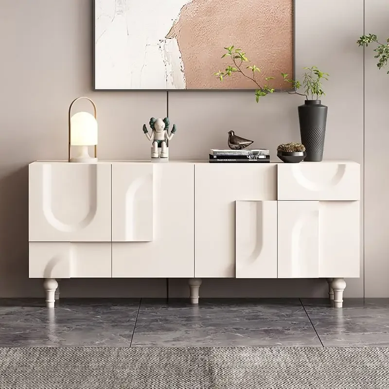 Style console buffet table, high-quality kitchen lockers, newly designed wooden sideboards