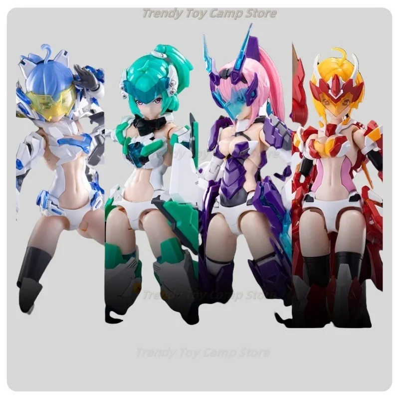 

В наличииMecha ATKGIRL оригинальная машина Niang Four Holy Beasts Suzaku Qinglong белый тигр подвижная собранная модель коллекция игрушек