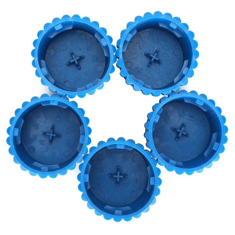 5PCS Universal Trimmer Head Replacement Knob Blue Round String Trimmer Bump Knob Wear Resistant ABS for Husqvarna T25