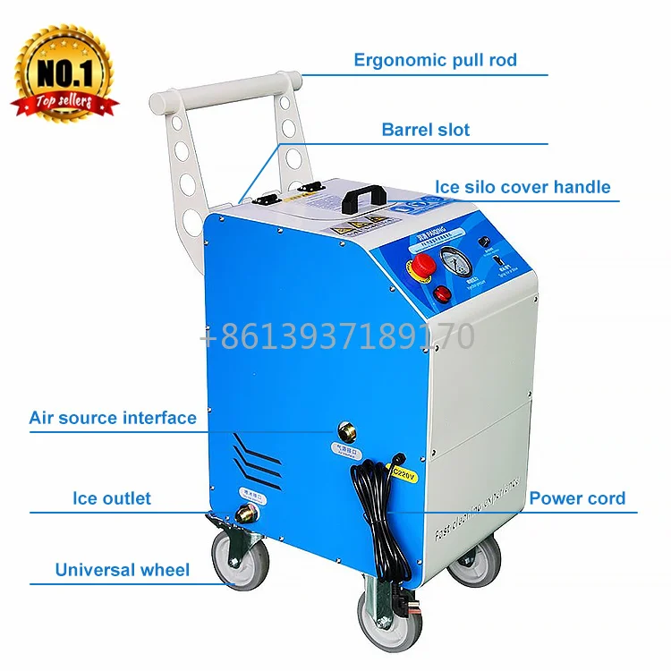Automatic Dry Ice Blasting Machine Bluesky Car Dry Ice Cleaning Machine Co2 Dry Ice Blasting Machine Mega