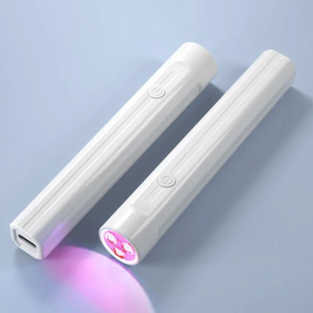 LED Light Nail Lamp Portable Gel Polish Drying Lamps UV Curing Flashlight Machine Pin Cure for Professional Nails Dryer