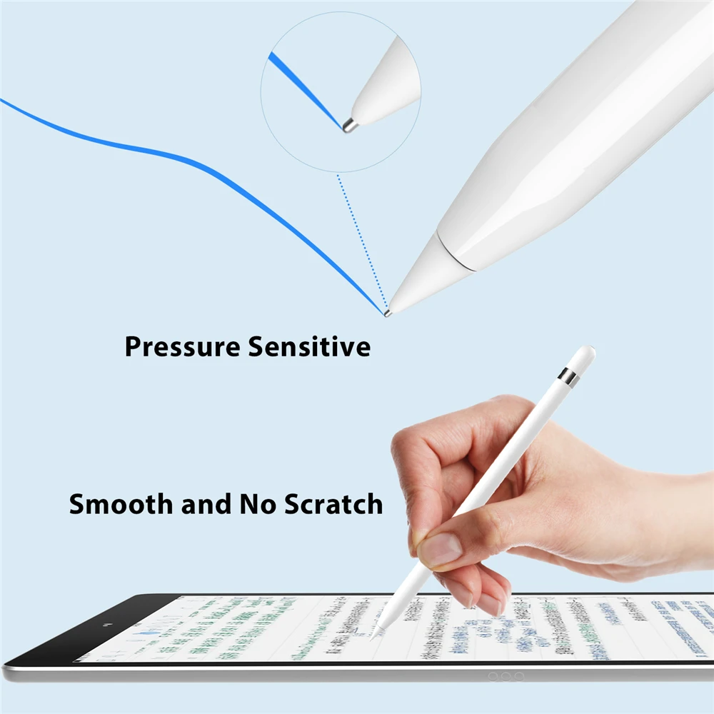 Pencil Tip for Apple Pencil 1st 2nd Generation Anti-wear Out Fine Point Spare Nib Replacement Penpoint for IPAD Touch Pencil Tip