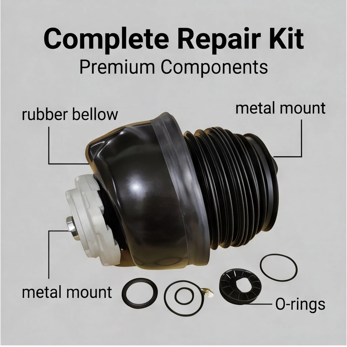 Front Air Suspension Shock Air spring repair kit For Mercedes Benz E400 E550 W212 CLS250 CLS250 CLS400 W218 4Matic 2123203338