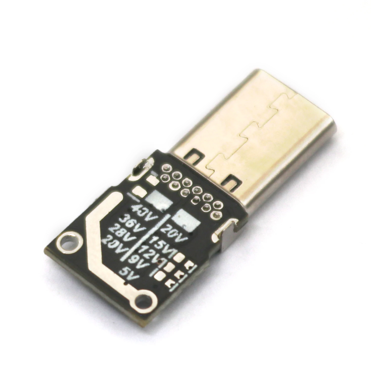 Imagem -06 - Usb Tipo-c pd Chamariz Qc3.0 Pd3.1 Adaptador de Gatilhos de Tensão 5v 9v 12v 15v 20v 28v Carga Rápida Potência pd para dc Cabo de Carregamento 240w 5a