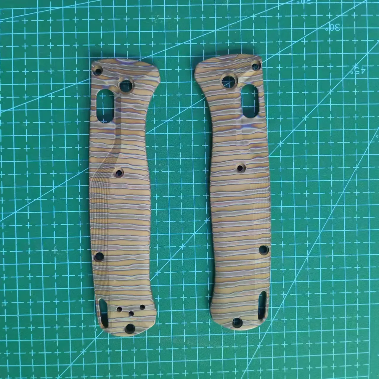 

1 пара весов с титановой ручкой на заказ для складного ножа Benchmade Bugout 535