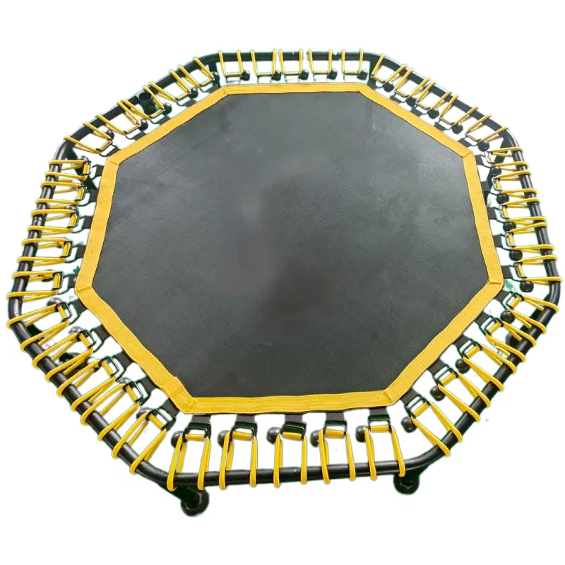 

New Model Child Indoor Trampoline with Colorful High Elasticity Bungee Cord for Fitness and Body Building Trampoline