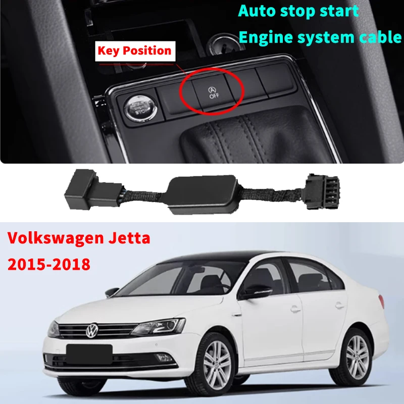 

For VW Volkswagen Jetta 2015-2018 Car Automatic Stop Start Engine System Off Device Control Sensor Plug Stop Cancel