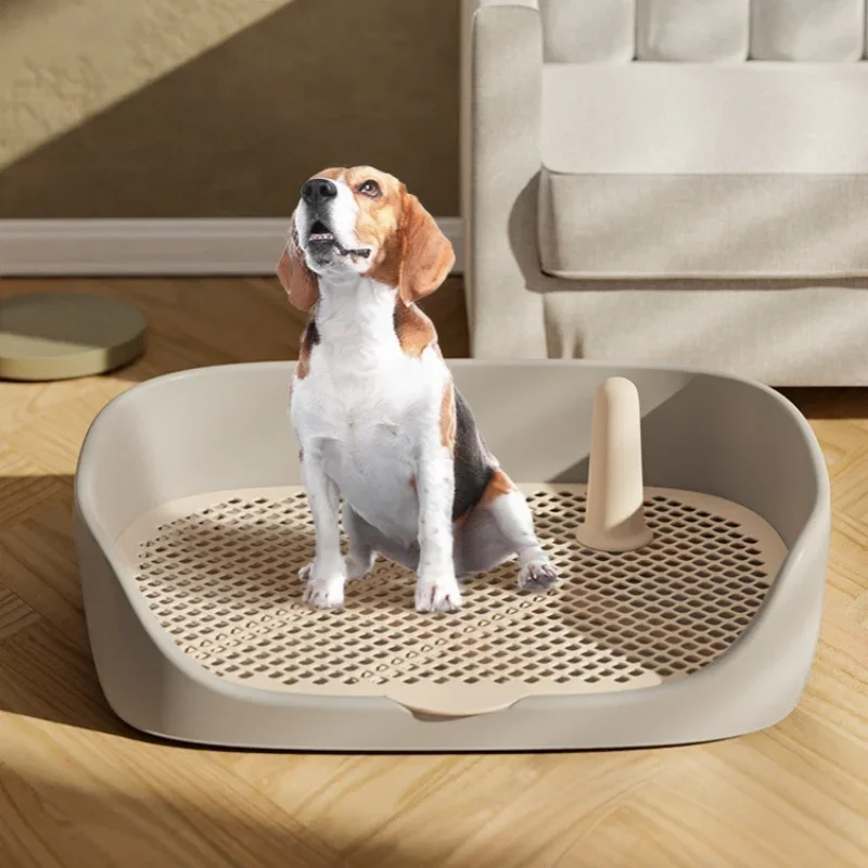 Pet Litter Box Training Toilet Pet Toilet for Small Dogs Cat Portable Dog Training Toilet Puppy Pad Holder Tray Indoor Dog Potty