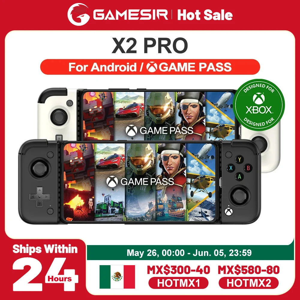 GameSir X2 Pro Xbox Gamepad Android Type C Mobile Game Controller for Xbox Game Pass xCloud STADIA GeForce Now Luna Cloud Gaming
