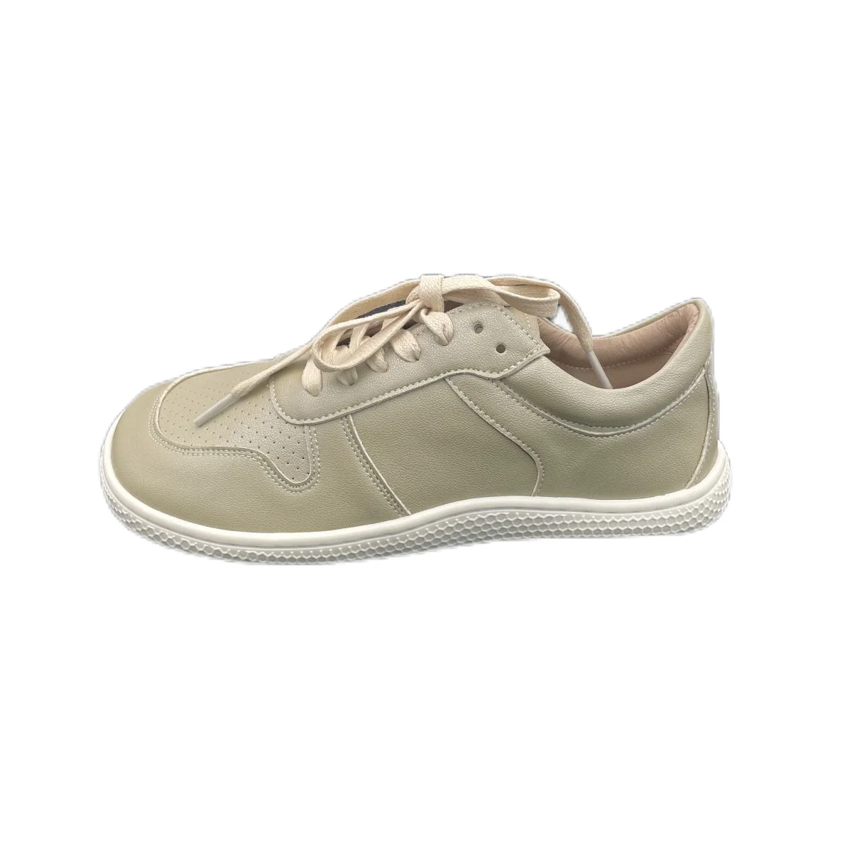 Tipsietoes 2024 Sneaker a piedi nudi in vera pelle per donna uomo Flat Soft Zero Drop Sole scatola per dita più ampia flessibile leggera