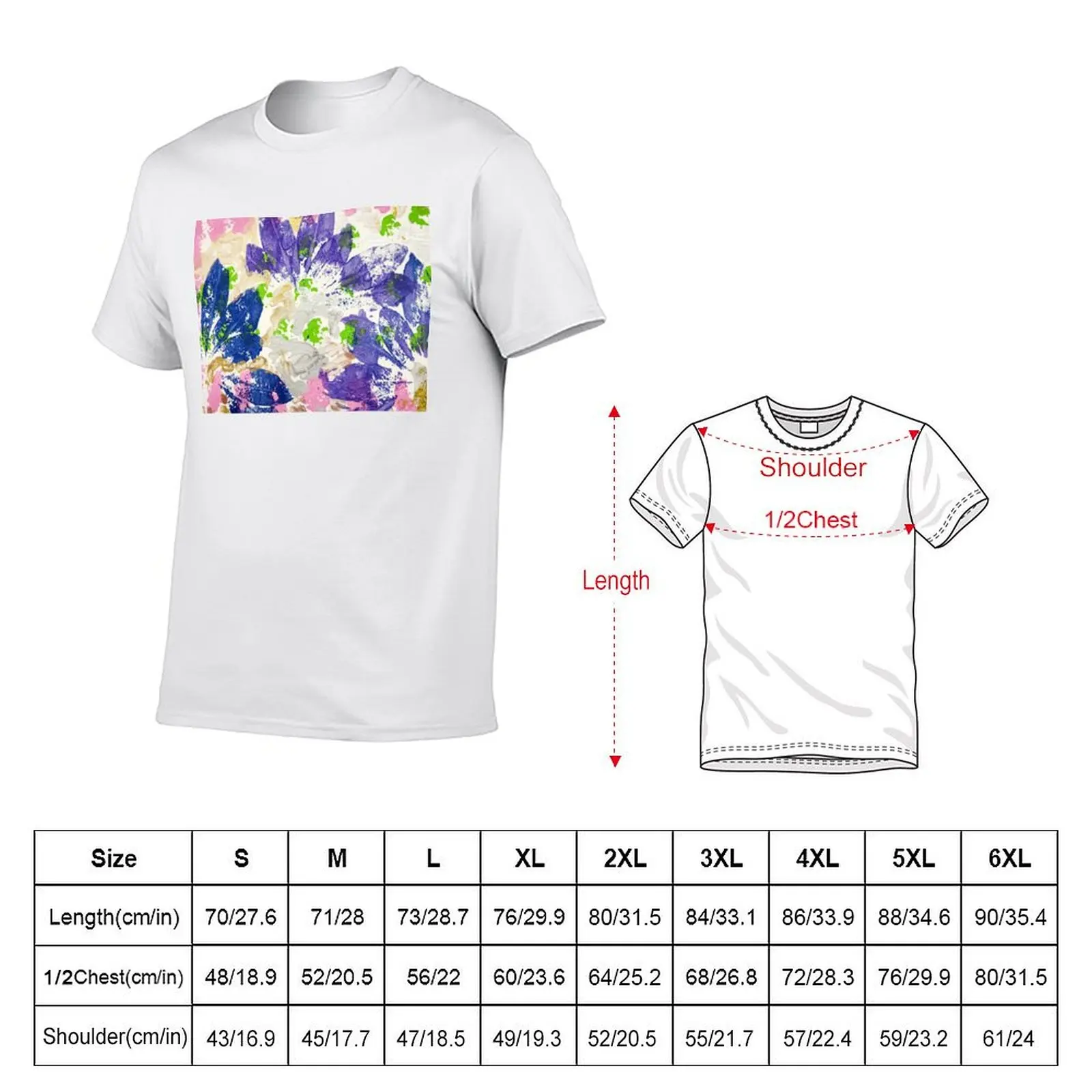 Purple Burst T-Shirt T-Shirt Mann schlichtes ätherisches T-Shirt lustige T-Shirts Mann T-Shirt