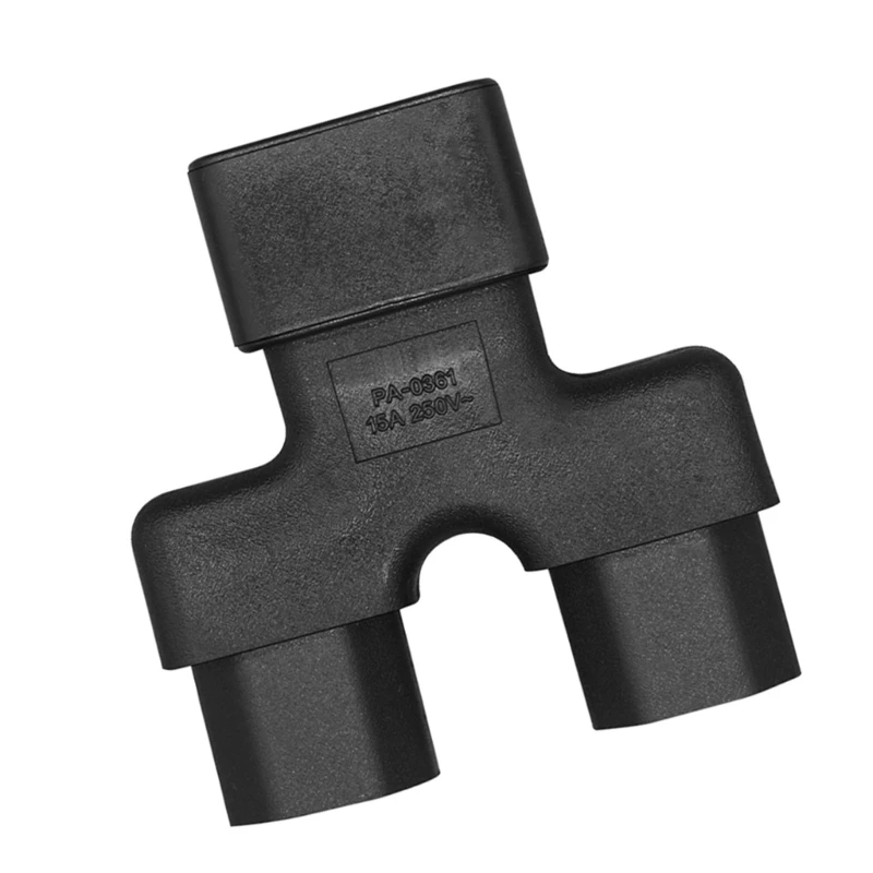 Y1AE Space Saving To Two Power Cord Converters C20 Male To Double C13 Female For Server Cabinets