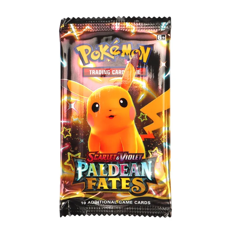 324Pcs English version Pokémon TCG: Scarlet & Violet Paldean Fates Booster Box Pokemon Cards 36 Pack Box