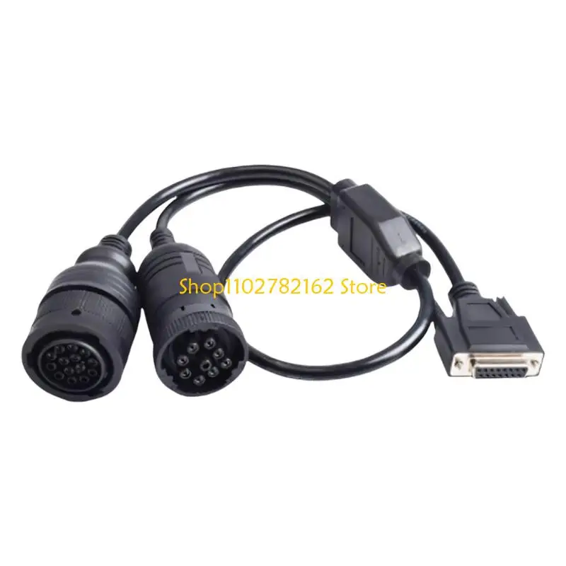 

547B PVC Excavator Diagnostic Cable Connector For 9 Pin And 14 Pin Port Perfectly 457-6114